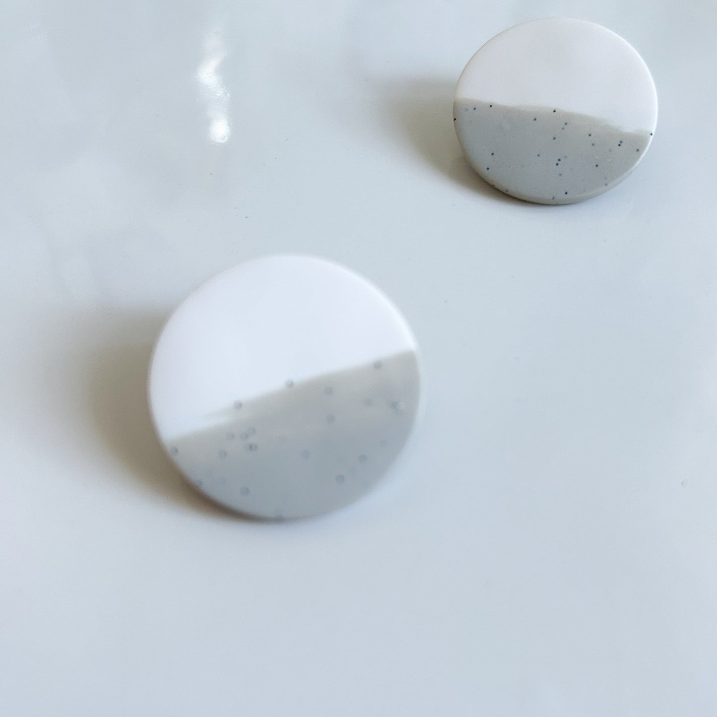 Contemporary statement studs