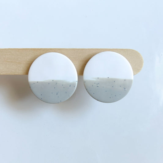 Contemporary statement studs