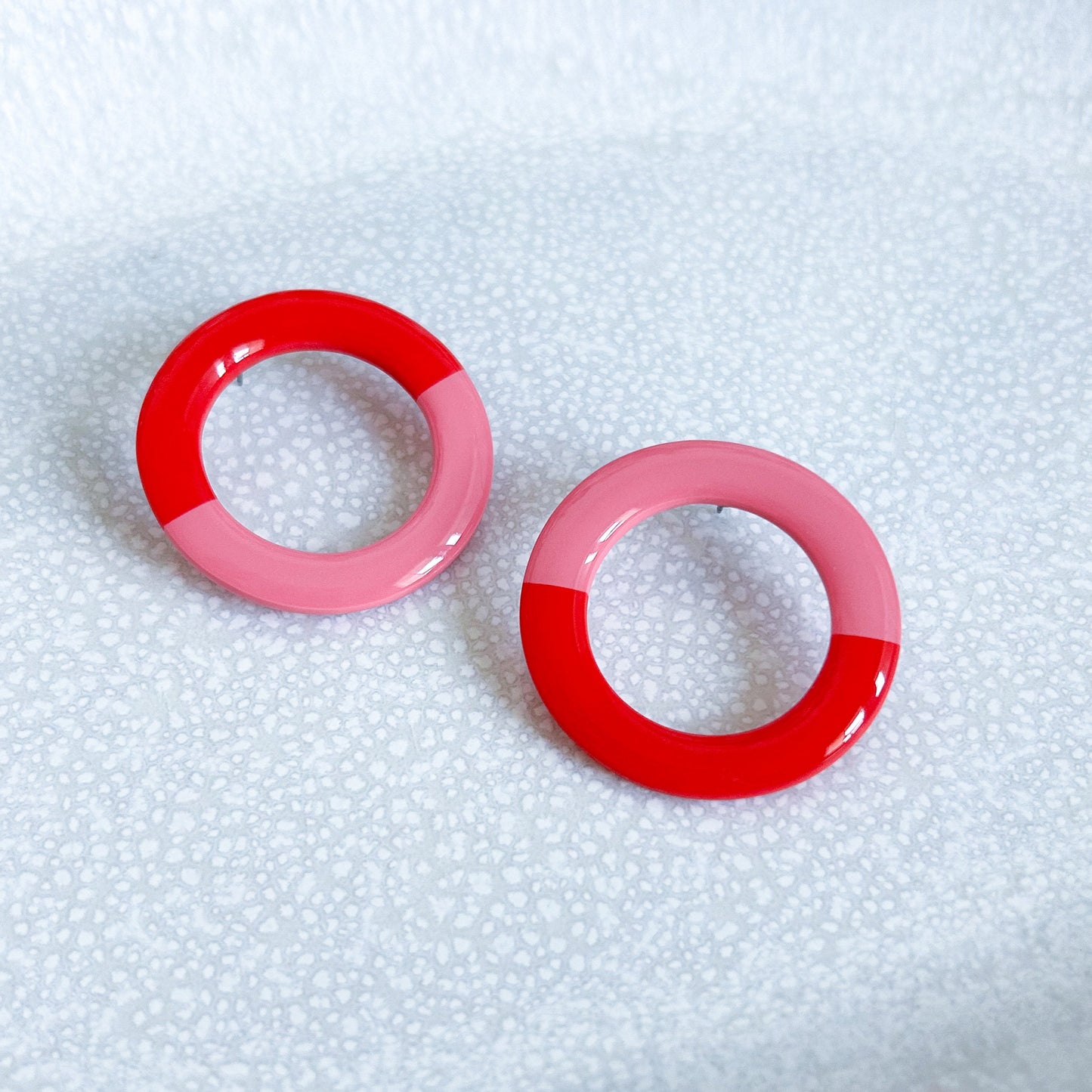 Aro slim studs- Colourblock