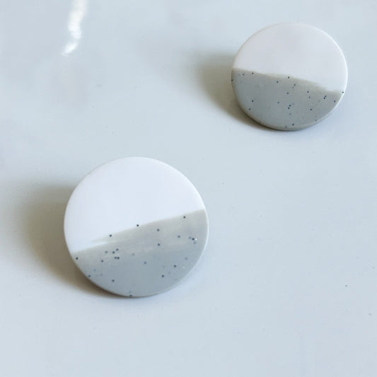 Contemporary statement studs